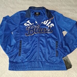 New Women's St Louis Blues Track Jacket